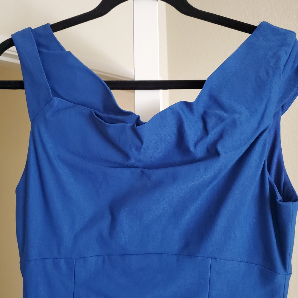 Cowl neck dress